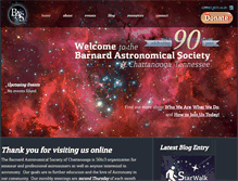 Tablet Screenshot of barnardastronomy.org